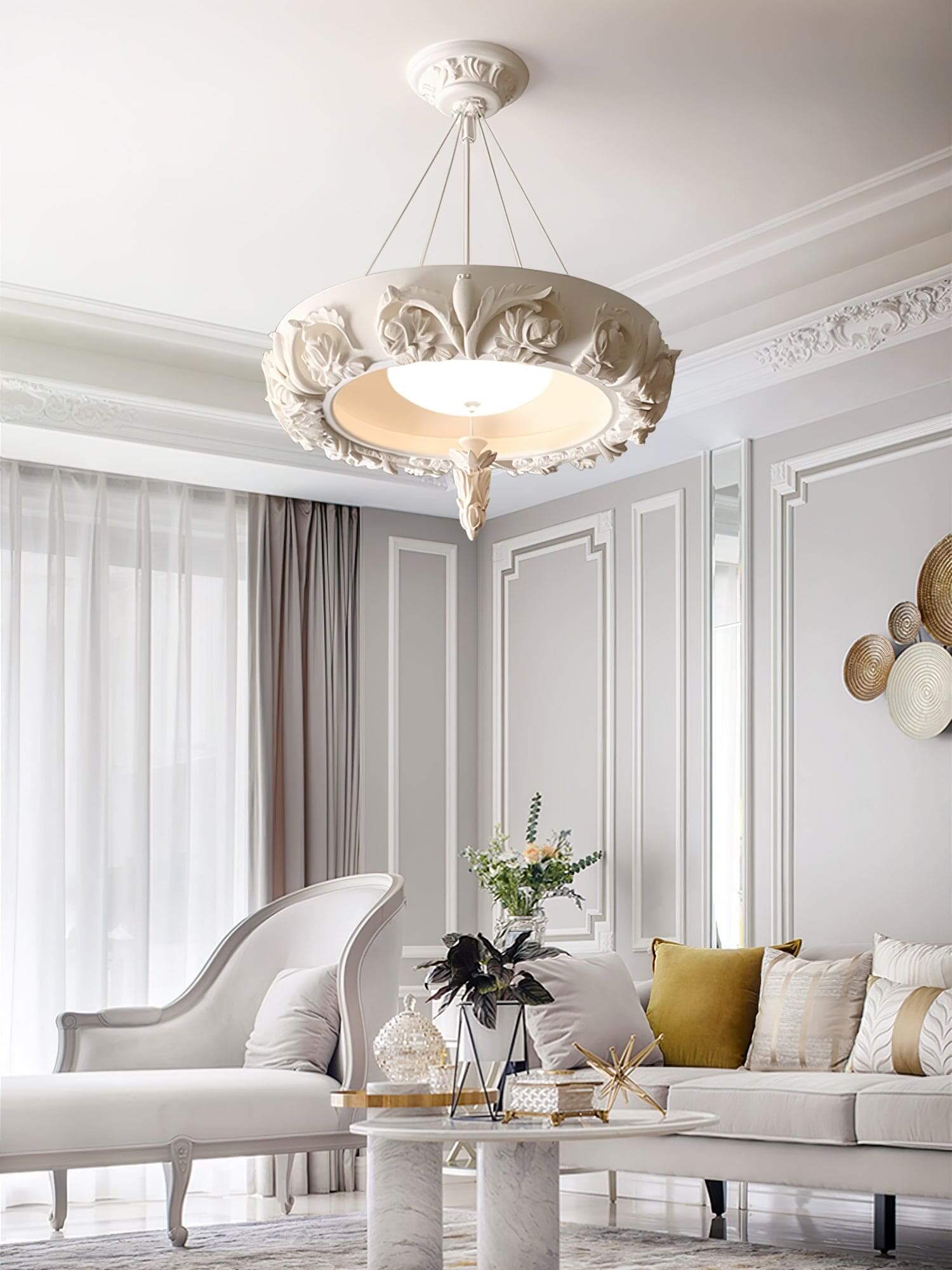 Artistic Carved Chandelier | Rossolighting