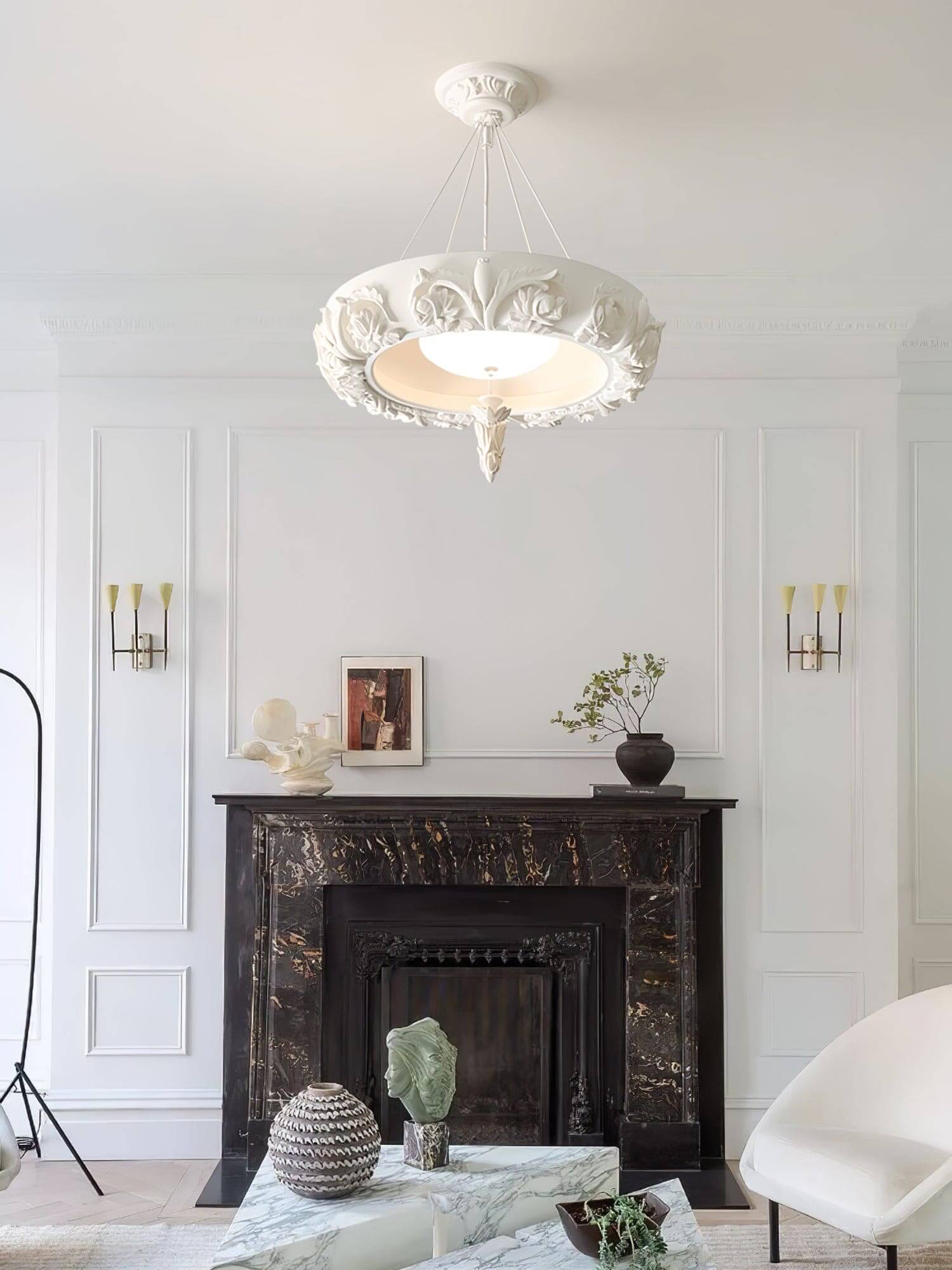 Artistic Carved Chandelier | Rossolighting