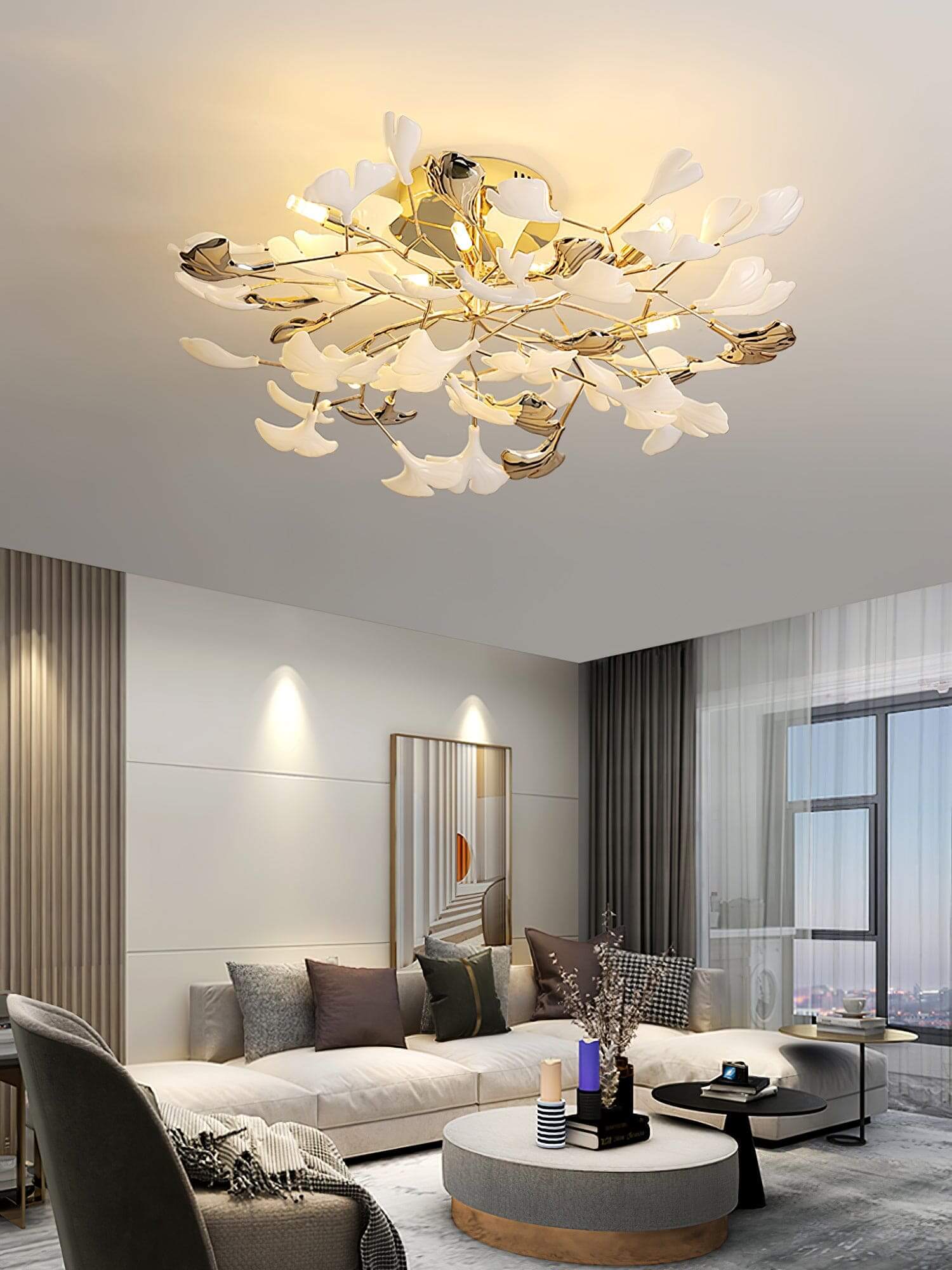 Gingko Rotating Ceiling Lamp | Rossolighting