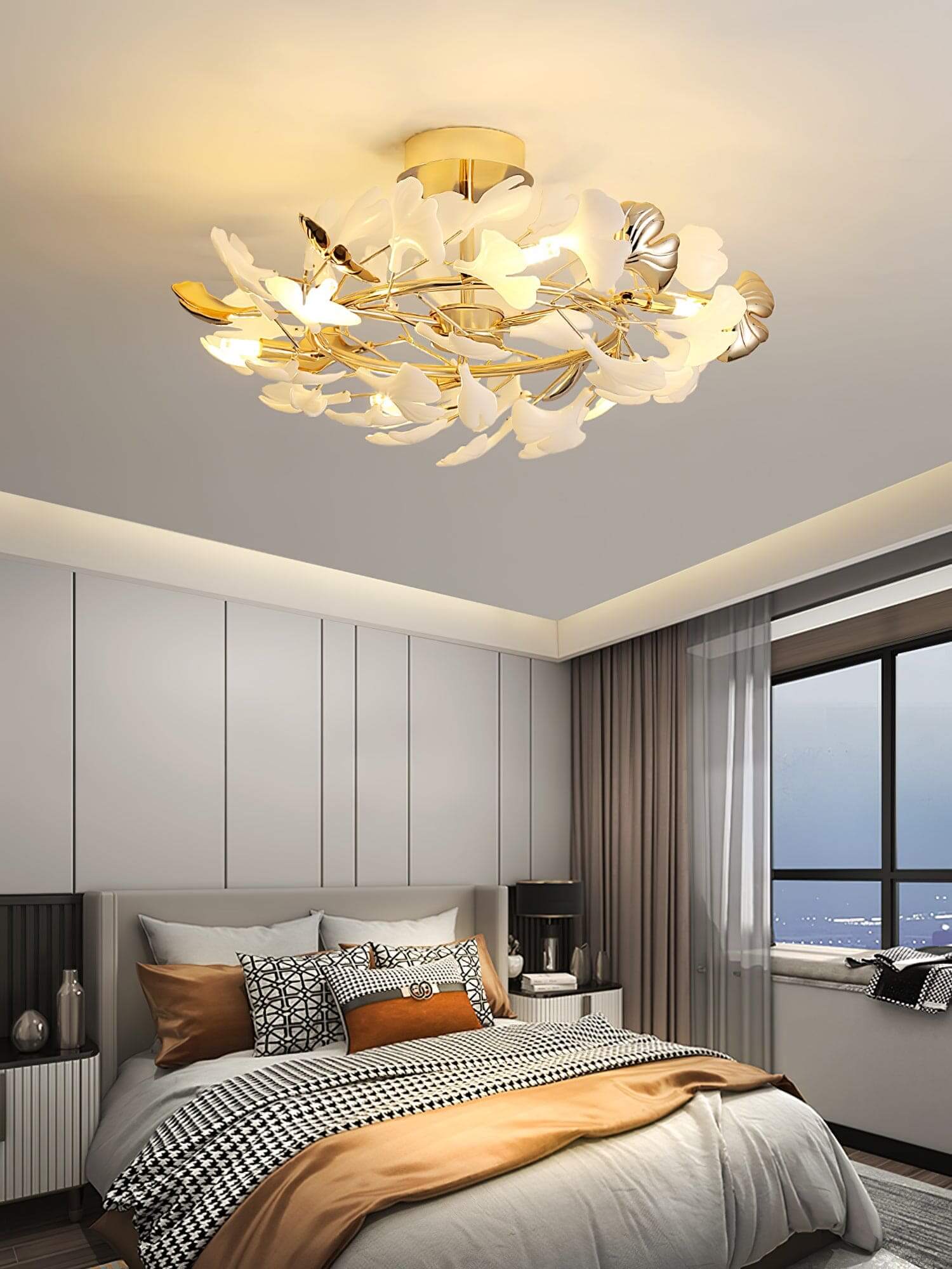 Gingko Rotating Ceiling Lamp | Rossolighting