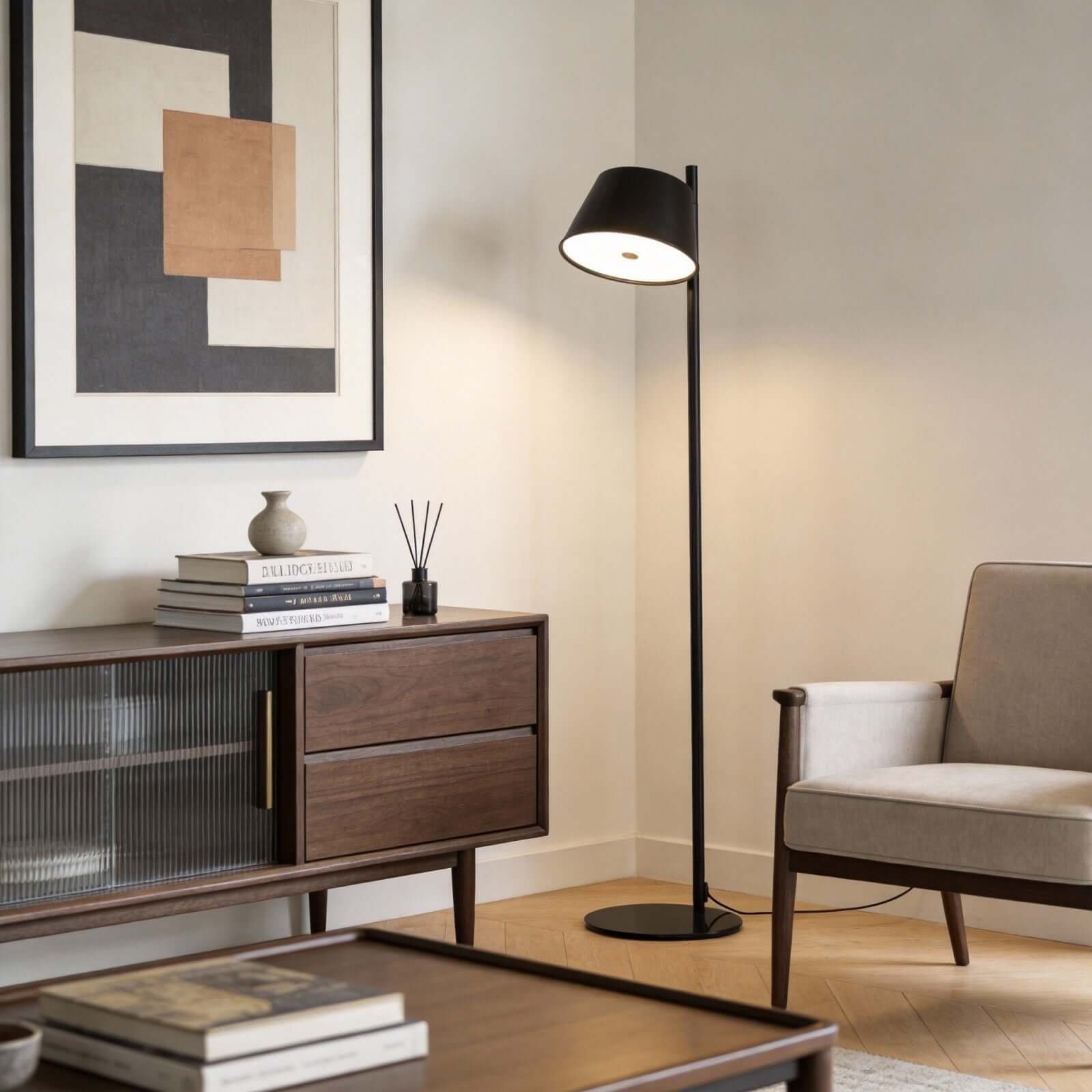 Joremi Floor Lamp – Mid Century Modern Floor Lamp with Colors | Rossolighting