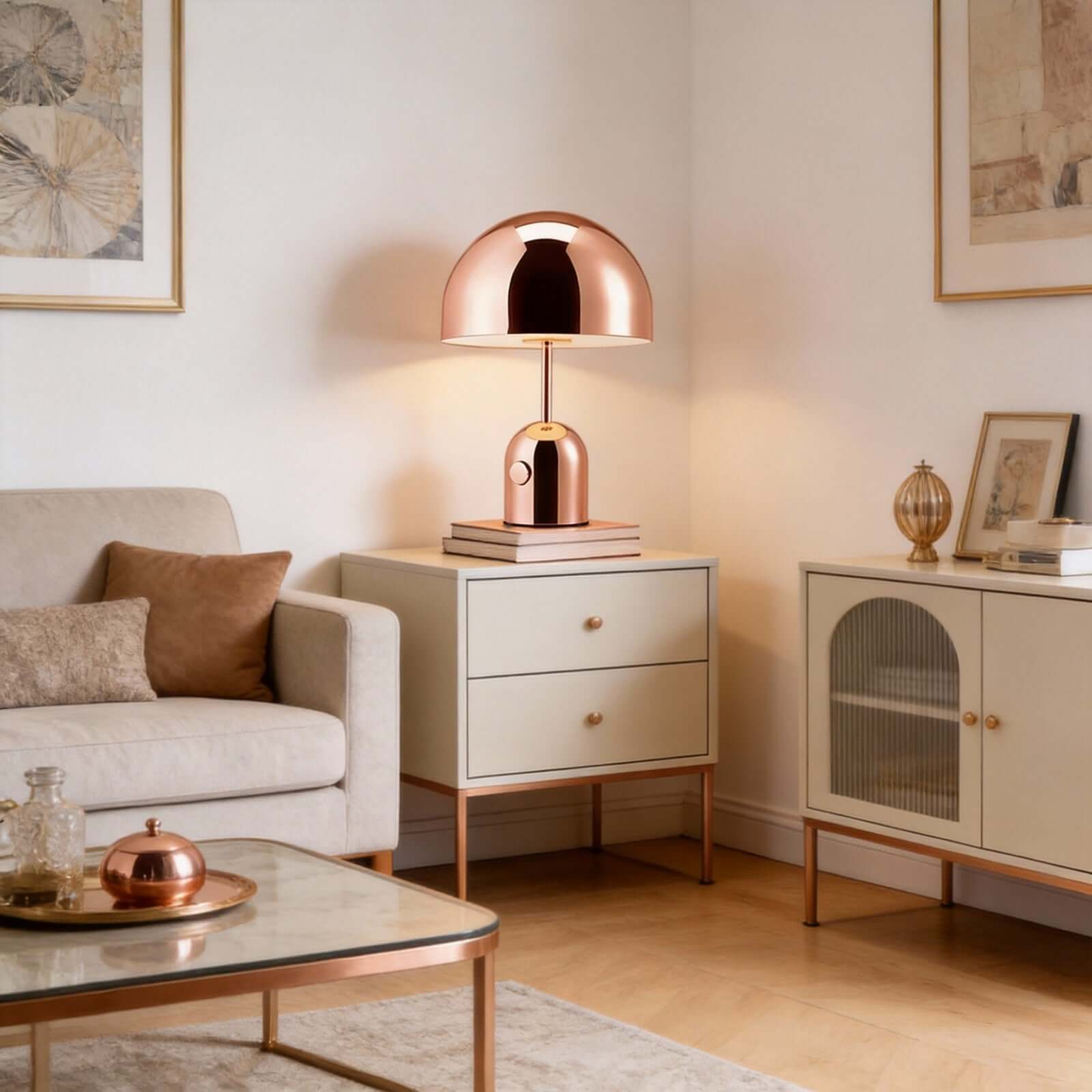 Kovira Table Lamp | Modern Table Lamp for Living Room & Office | Rossolighting