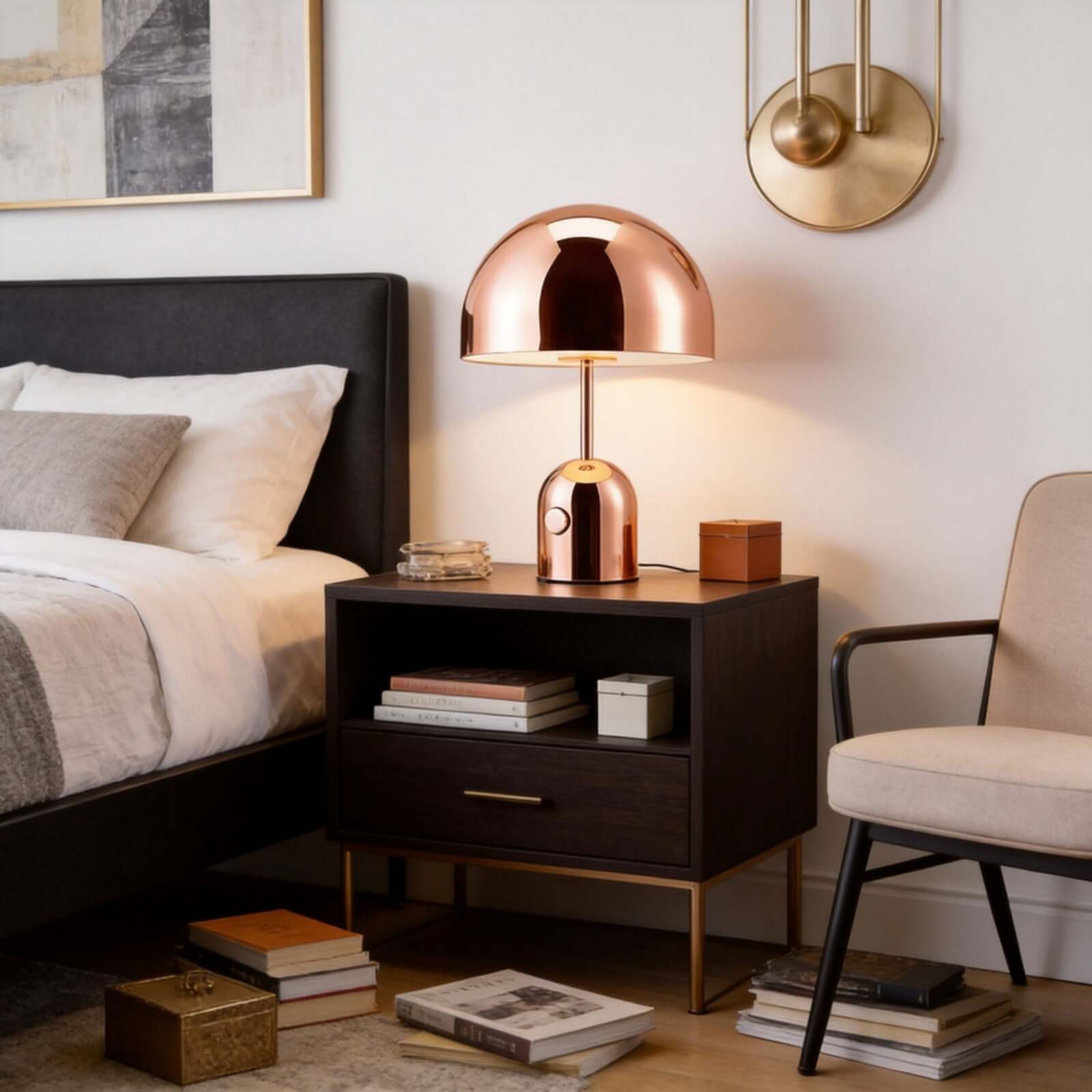 Kovira Table Lamp | Modern Table Lamp for Living Room & Office | Rossolighting