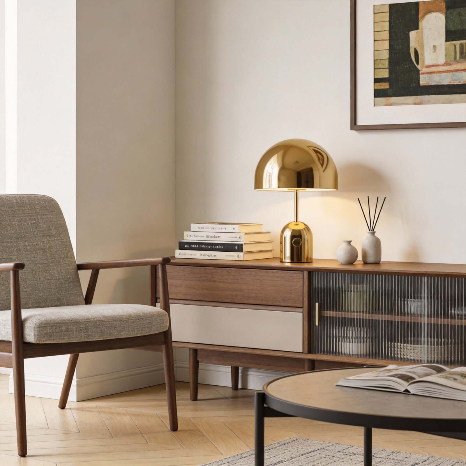 Kovira Table Lamp | Modern Table Lamp for Living Room & Office | Rossolighting