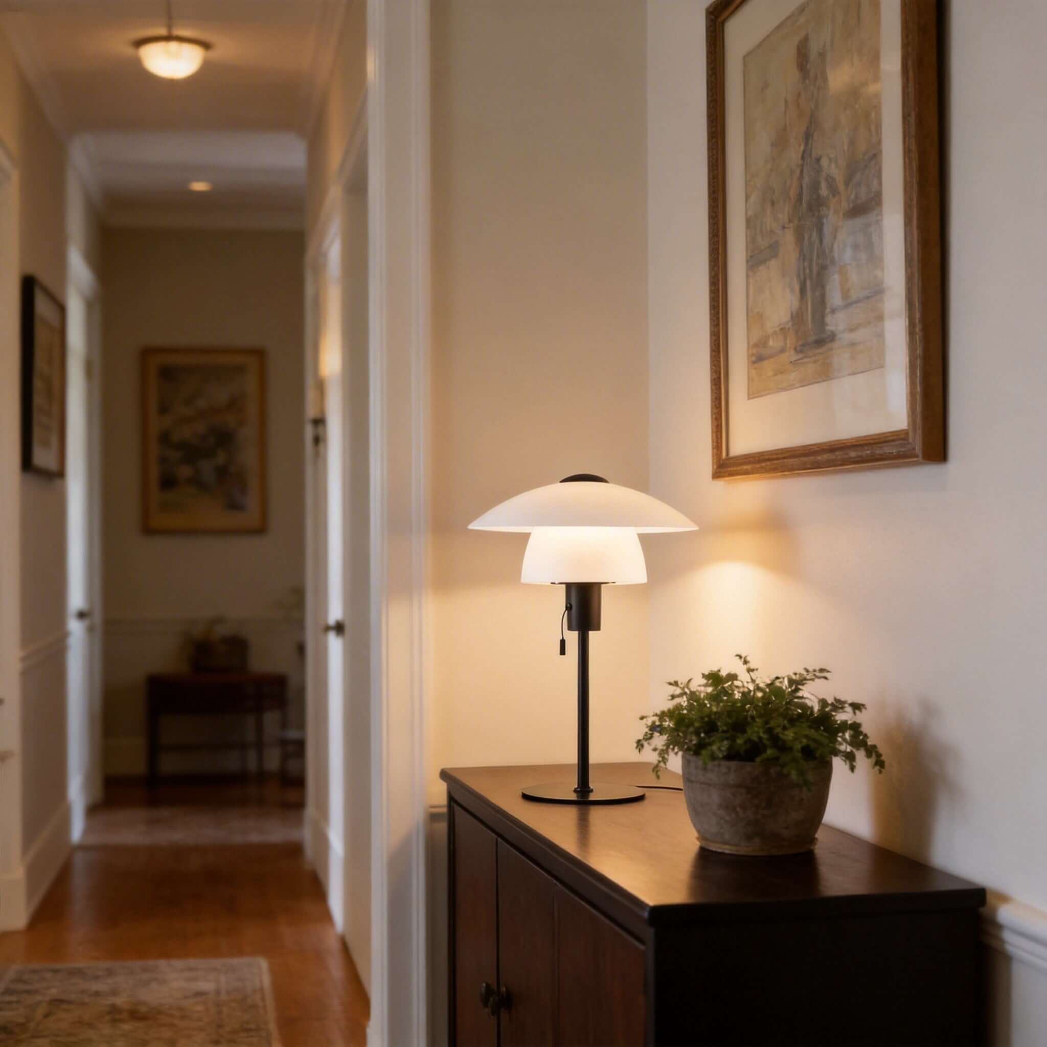 Lunera Table Lamp – Modern Entryway & Bedside Lamps for Any Room | Rossolighting
