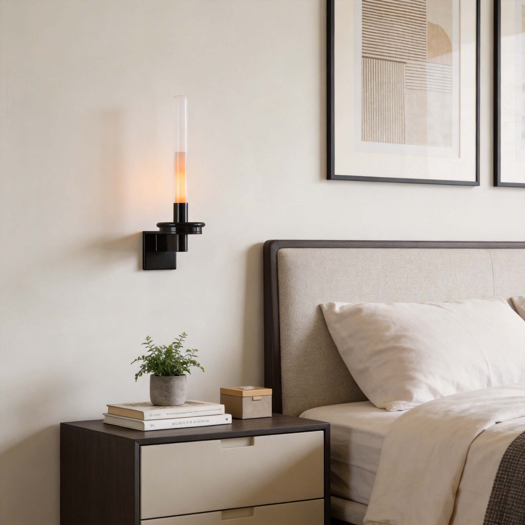 Lunqis Wall Lamp – LED Rechargeable Wall Sconce Light | Rossolighting