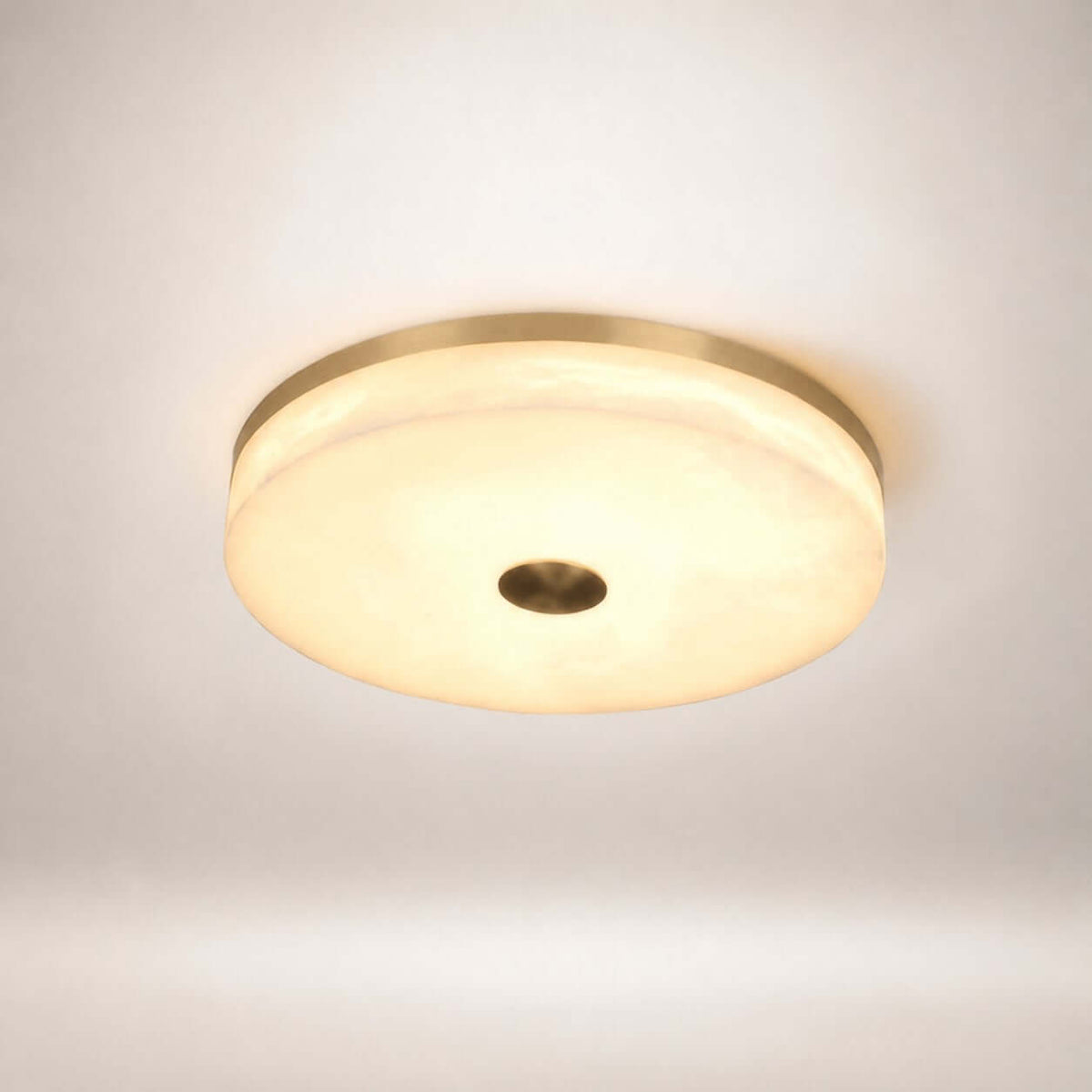 Mavriv Ceiling Lamp – Ceiling Lamps for Living Rooms, Round Alabaster | Rossolighting