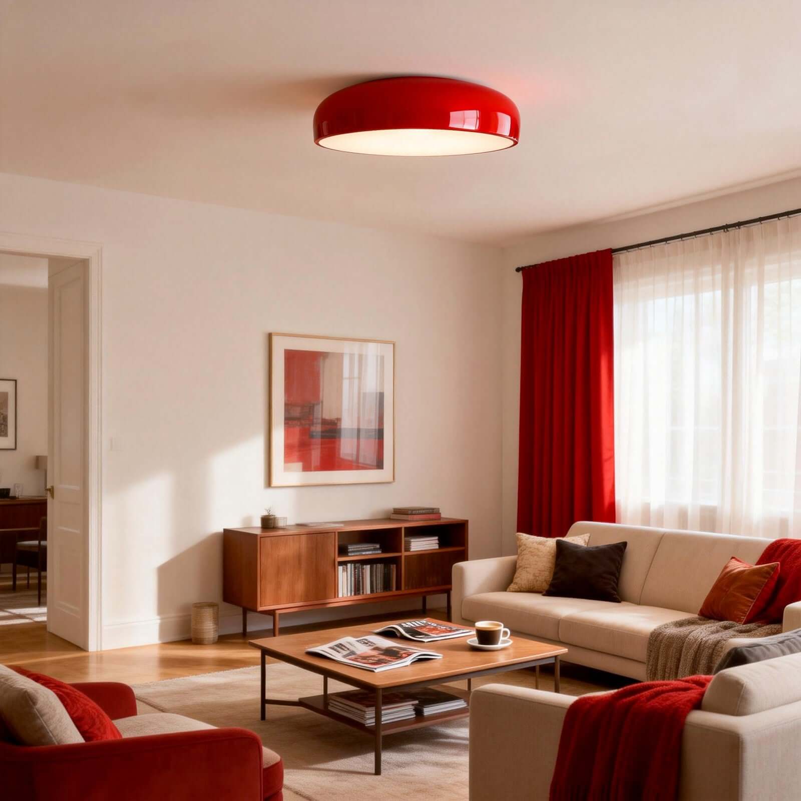 Mivara Ceiling Lamp – Scandi Ceiling Lamp for Bathroom & More | Rossolighting