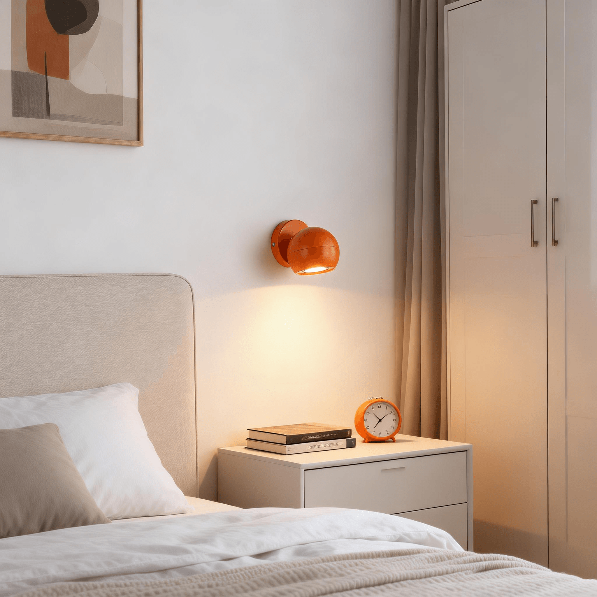 Qerlo Wall Lamp | LED Sconce Light with Modern Bedroom Sconces | Rossolighting
