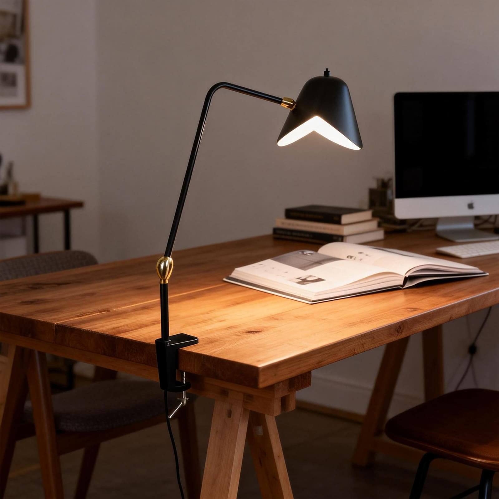 Tivaro Table Lamp – Unique Black Bedside and Office Table Lamp | Rossolighting
