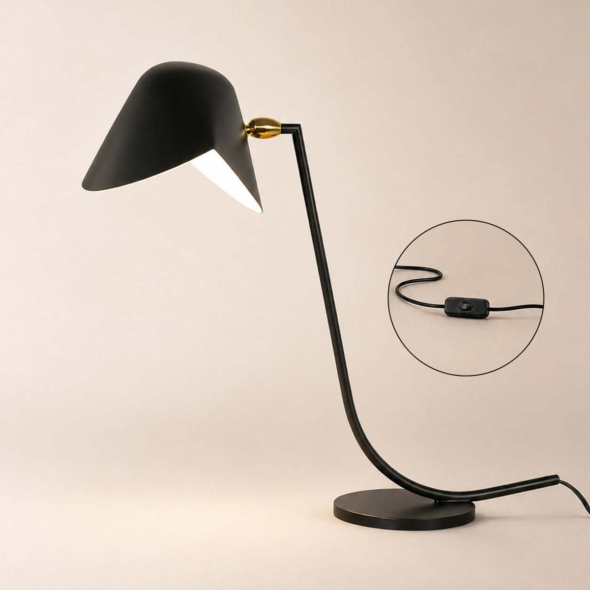 Tivaro Table Lamp – Unique Office Table Lamp for Living Rooms | Rossolighting