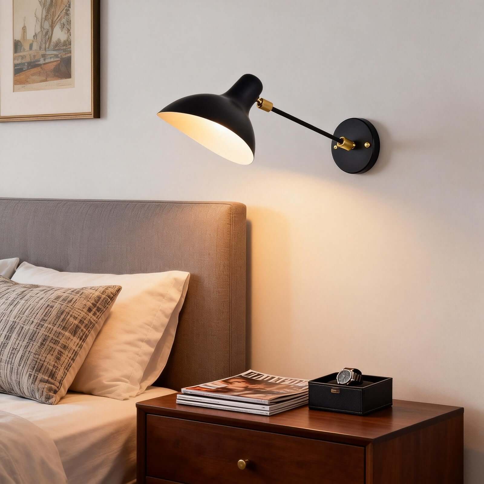 Velano Wall Lamp – Minimalist Wall Scope and Bedroom Lamps on Wall | Rossolighting