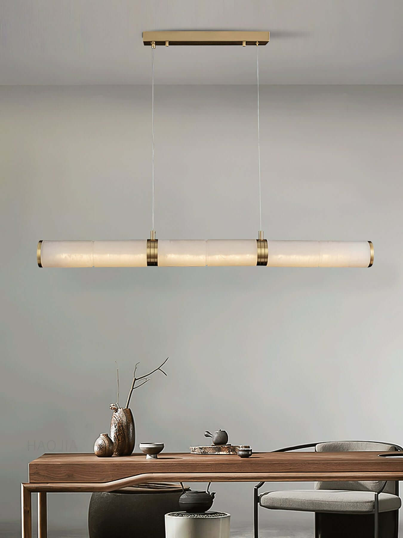 Zyxqlo Chandelier - Luxury Dining Area Alabaster Chandelier | Rossolighting