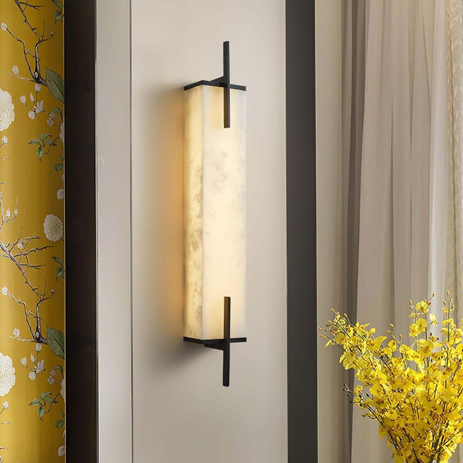 Veyor Alabaster Wall Sconce – Bedside Wall Lights Indoor