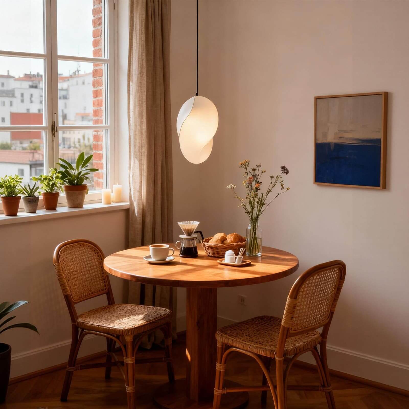 Darlio Pendant Light – Modern Hanging Light for Drawing Room