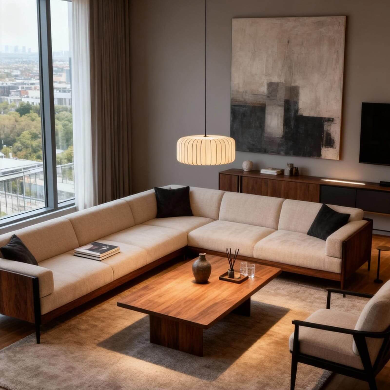 Favoya Pendant Lamp – Hanging Lights for Drawing Room