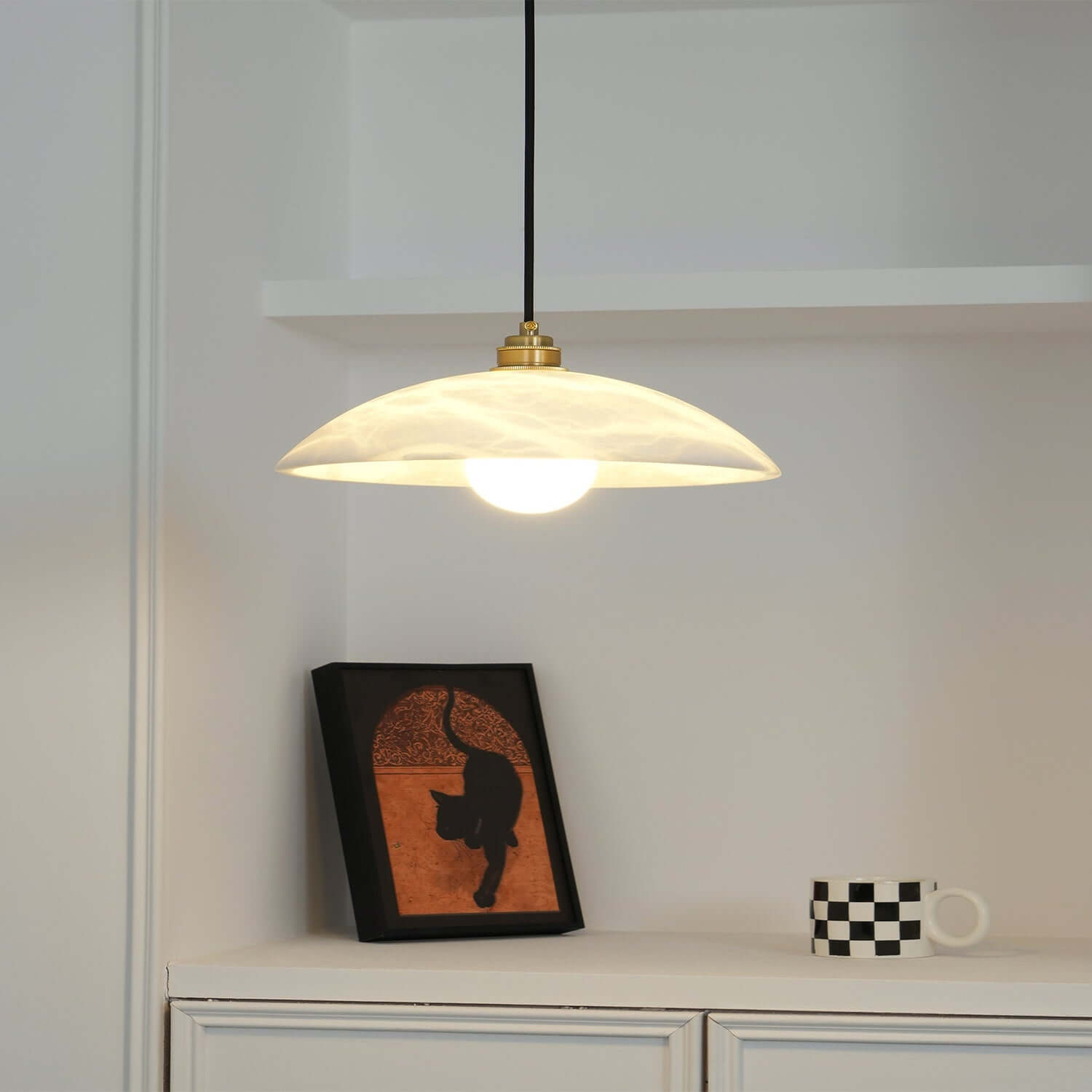 Kavmi Dining Area Pendant Light | Alabaster Pendant Light
