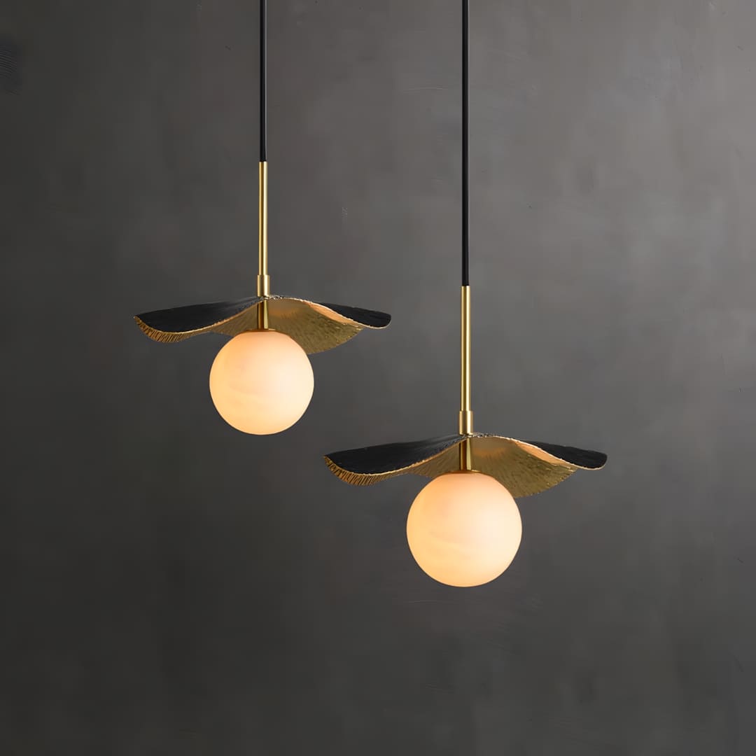 Montera Pendant Light - contemporary alabaster pendant lights for kitchen islands and dining rooms, featuring a unique design.