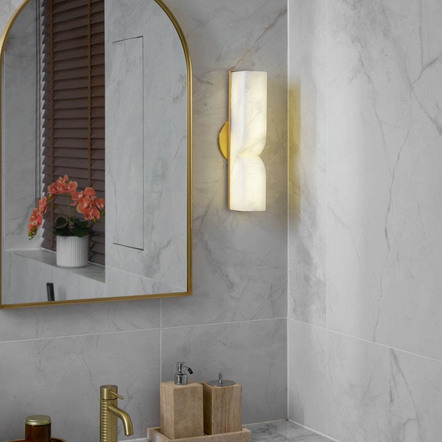 Morvia Wall Sconce – Elegant Decorative Bathroom Sconces