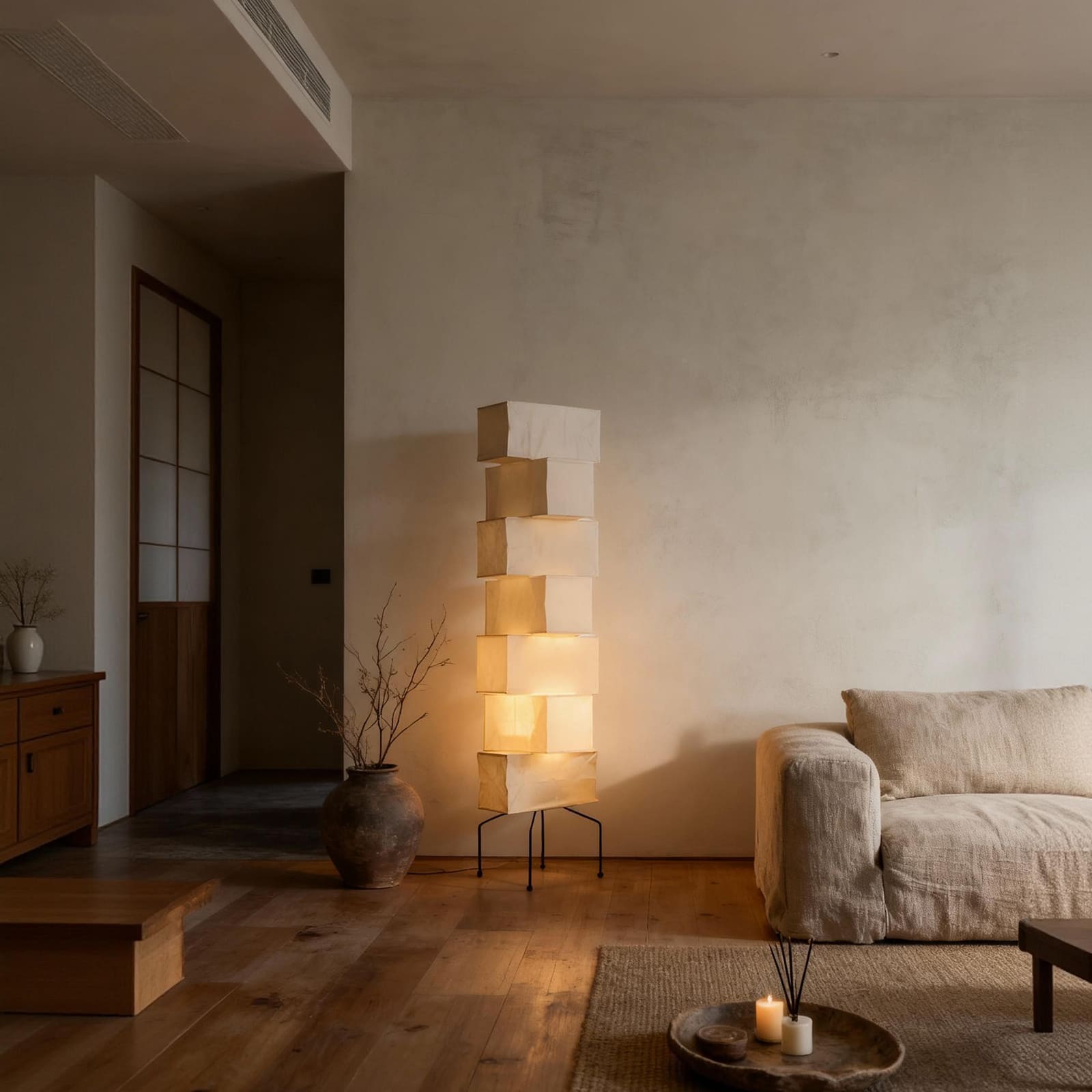 Zerli Floor Lamp – Living Room Floor Lamp Japanese Style