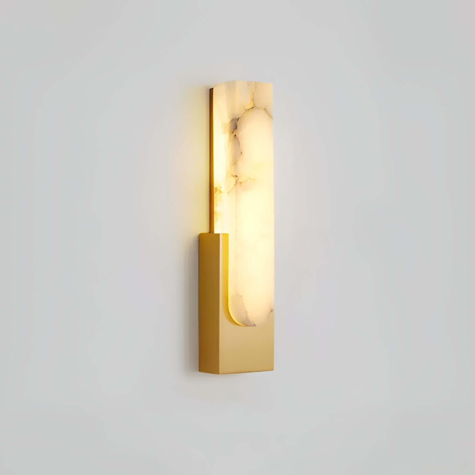 Velin Wall Sconce - Alabaster Wall Sconce for Bedroom