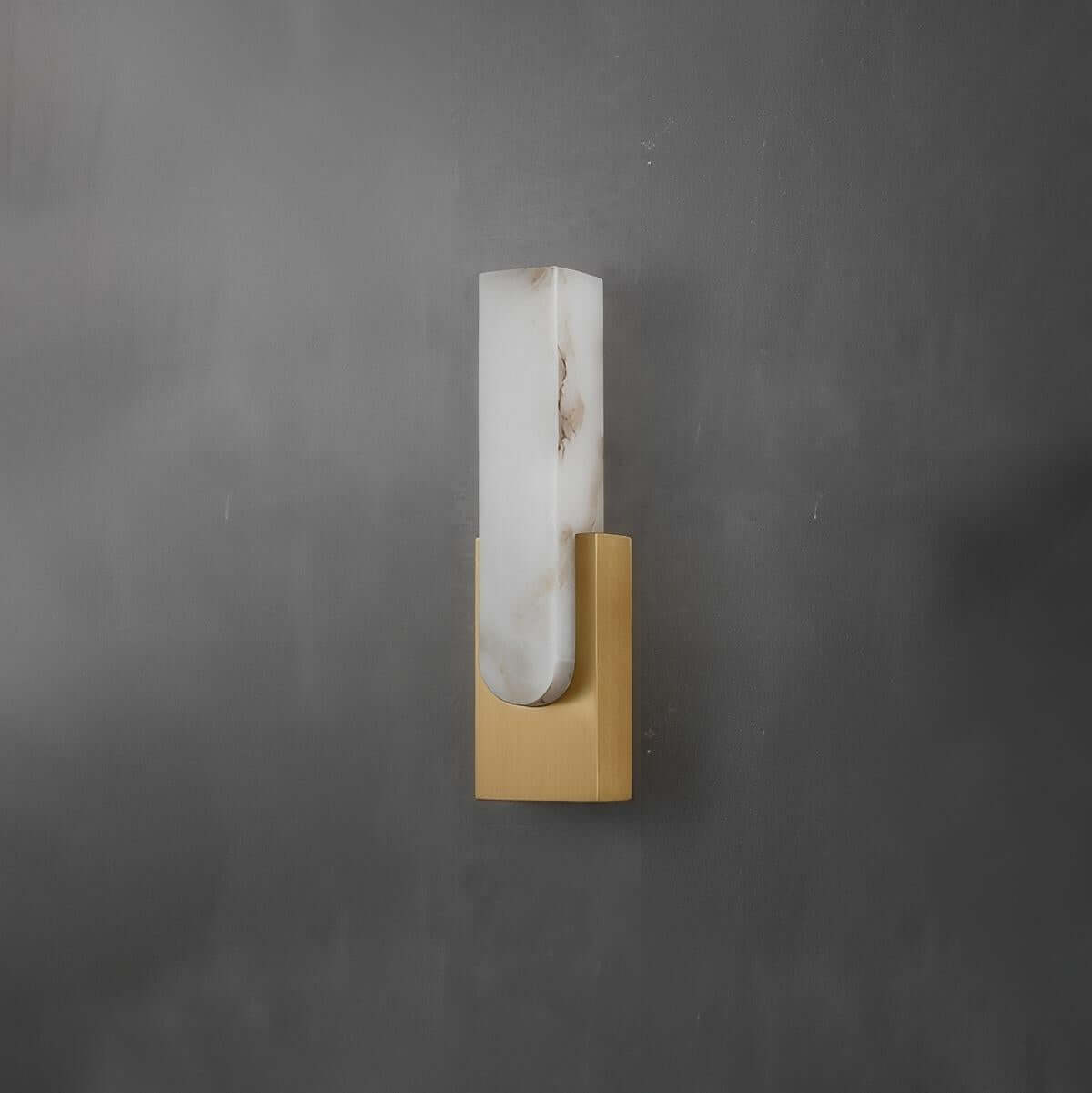 Velin Wall Sconce - Alabaster Wall Sconce for Bedroom