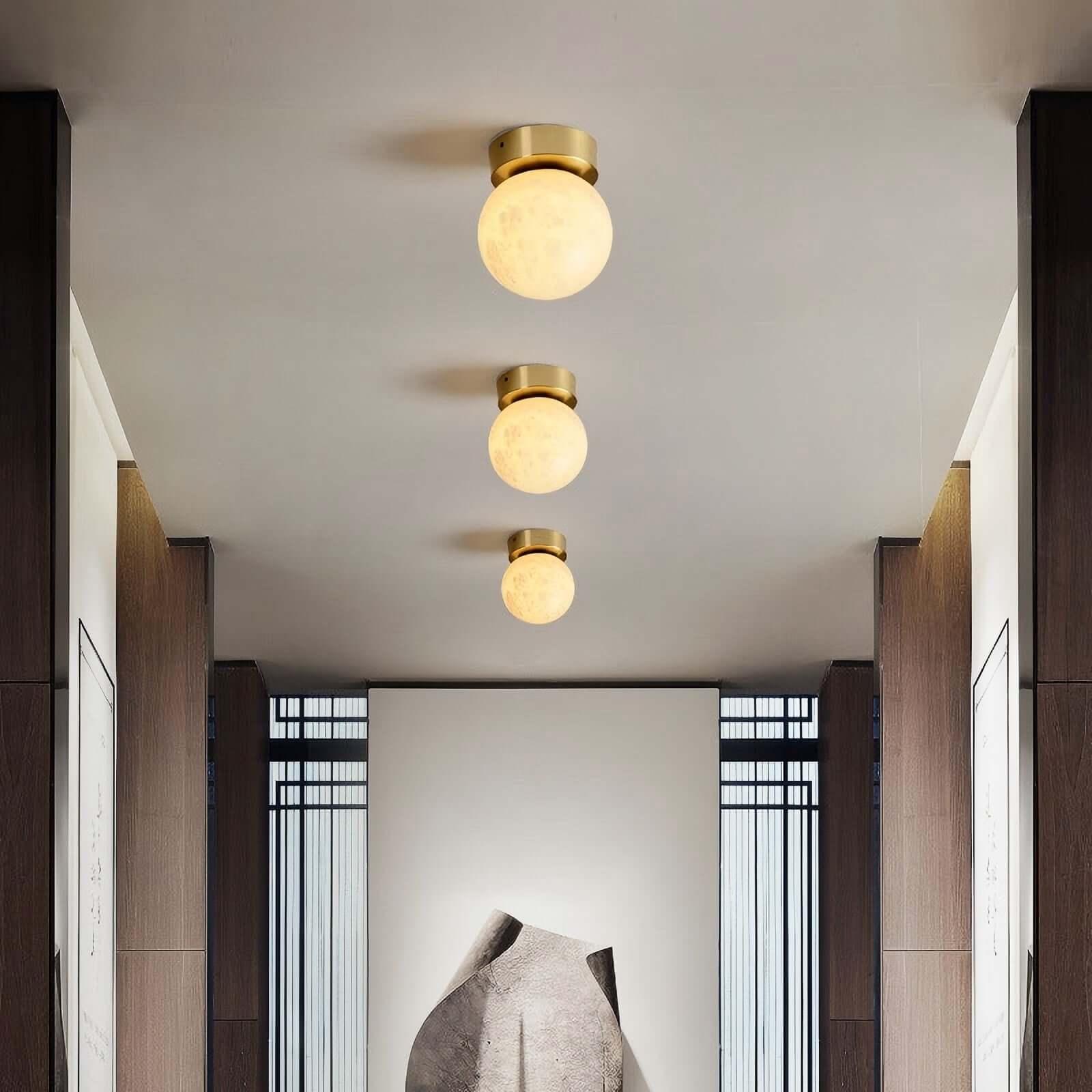 Virex Ceiling Light - Elegant Alabaster Ceiling Light