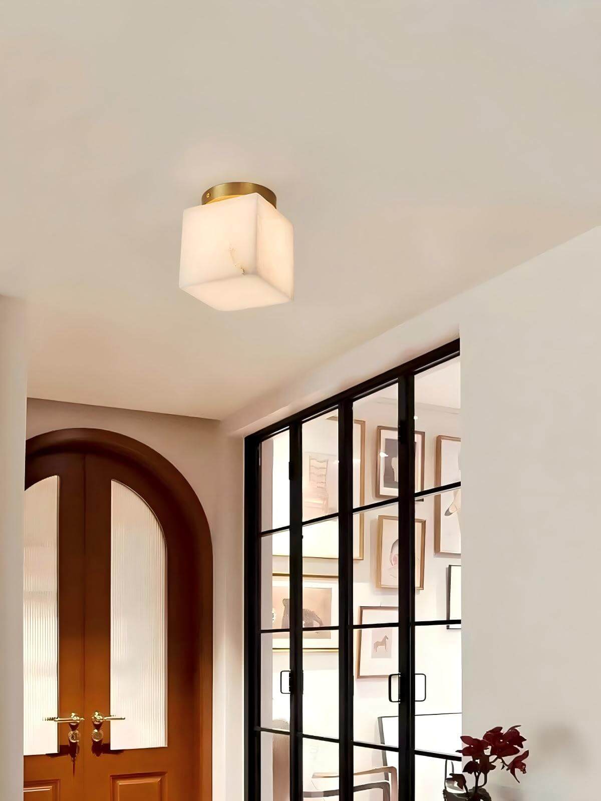 Virex Ceiling Light - Elegant Alabaster Ceiling Light