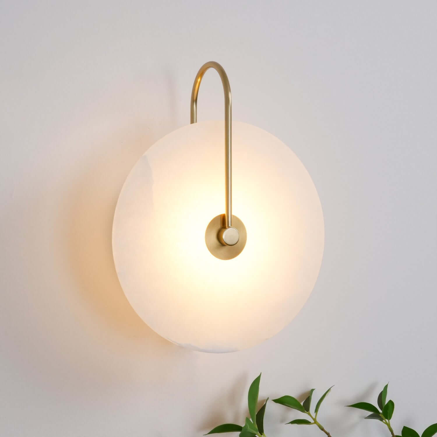 Zayro Wall Sconce – Alabaster Wall Sconce Bedside Lights