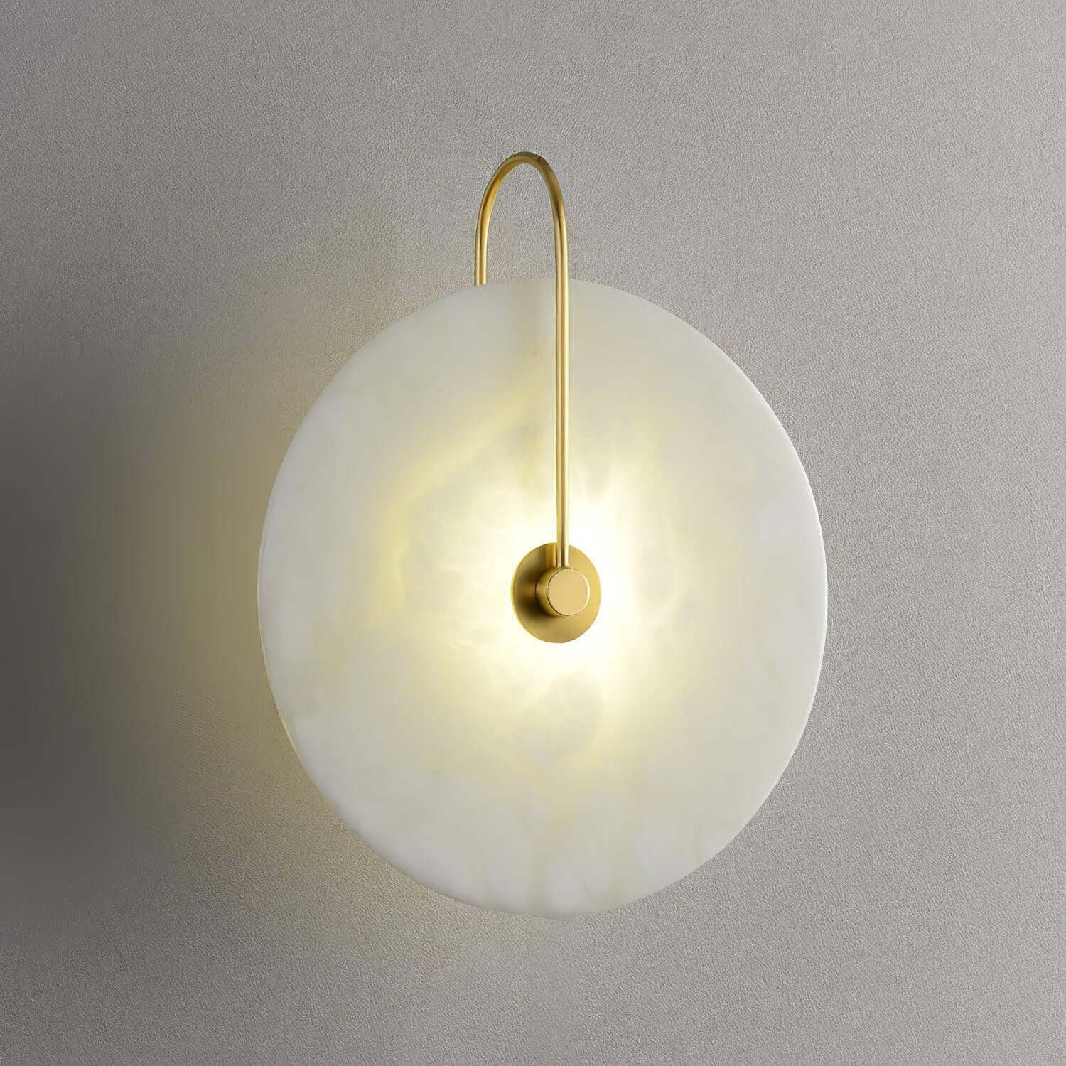 Zayro Wall Sconce – Alabaster Wall Sconce Bedside Lights