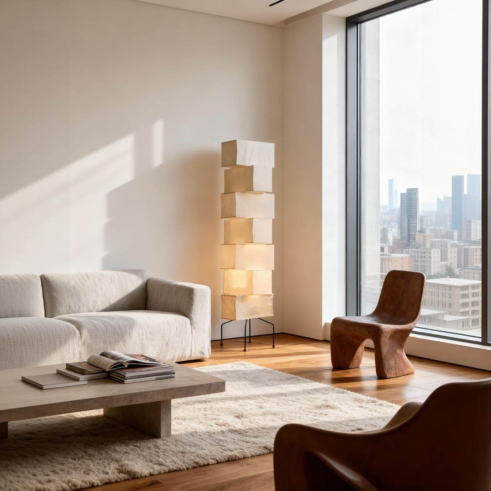 Zerli Floor Lamp – Living Room Floor Lamp Japanese Style