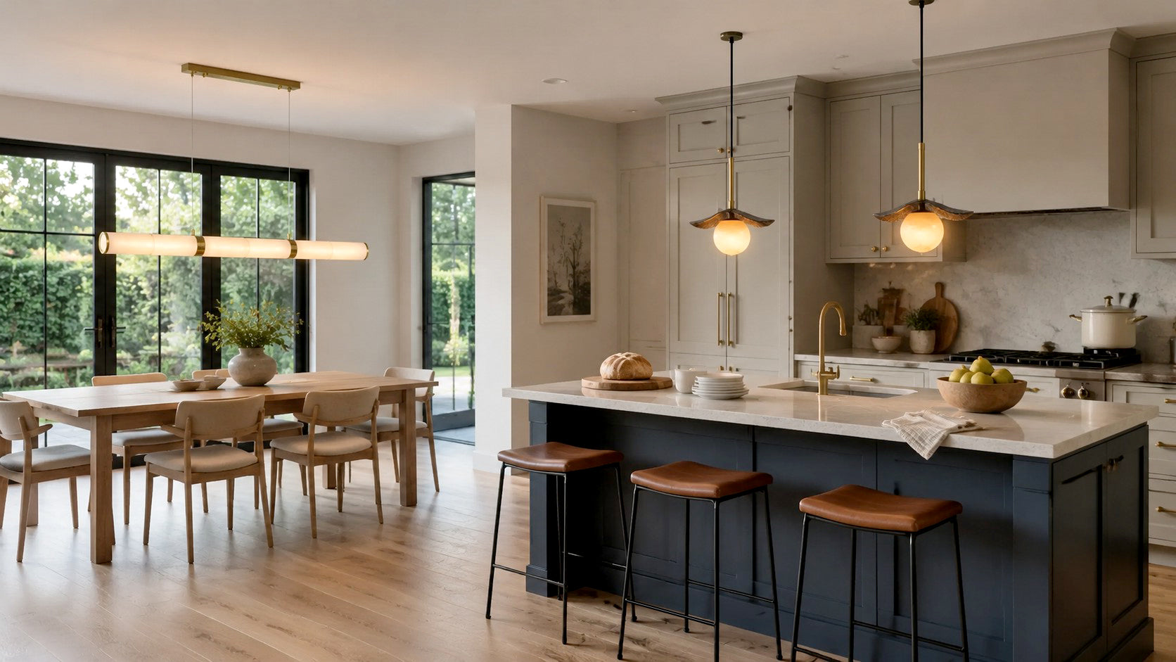 How Many Pendant Lights Do You Need Over a Kitchen Island?