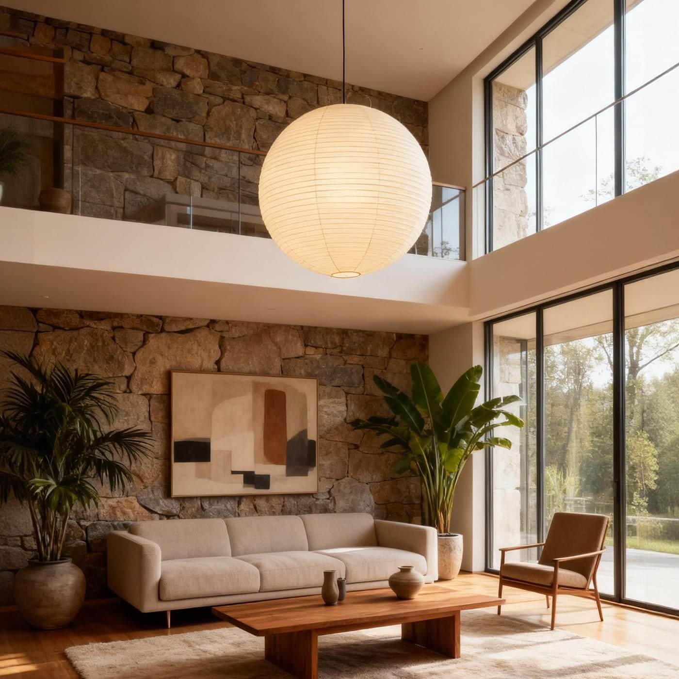 Aemlo Pendant Lamp – Living Room Japanese Pendant Light | Rossolighting