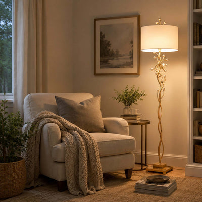 Arlowe Floor Lamp - Modern Artistic Lighting for Living Room | Rossolighting
