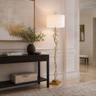 Arlowe Floor Lamp - Modern Artistic Lighting for Living Room | Rossolighting