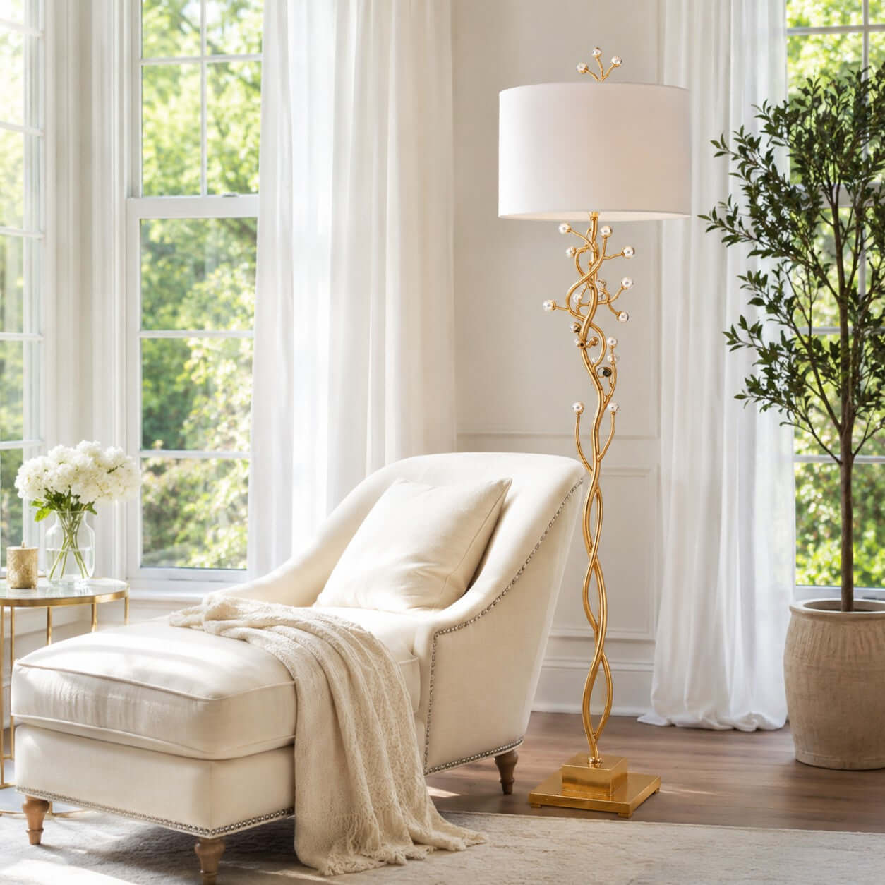 Arlowe Floor Lamp - Modern Artistic Lighting for Living Room | Rossolighting