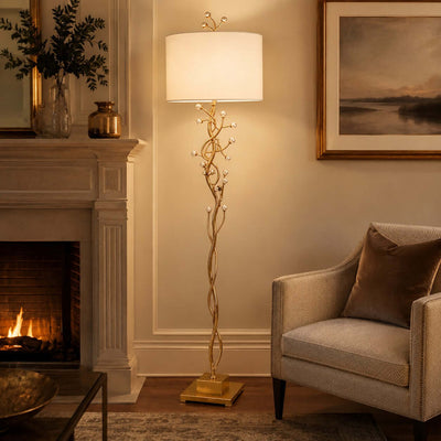Arlowe Floor Lamp - Modern Artistic Lighting for Living Room | Rossolighting