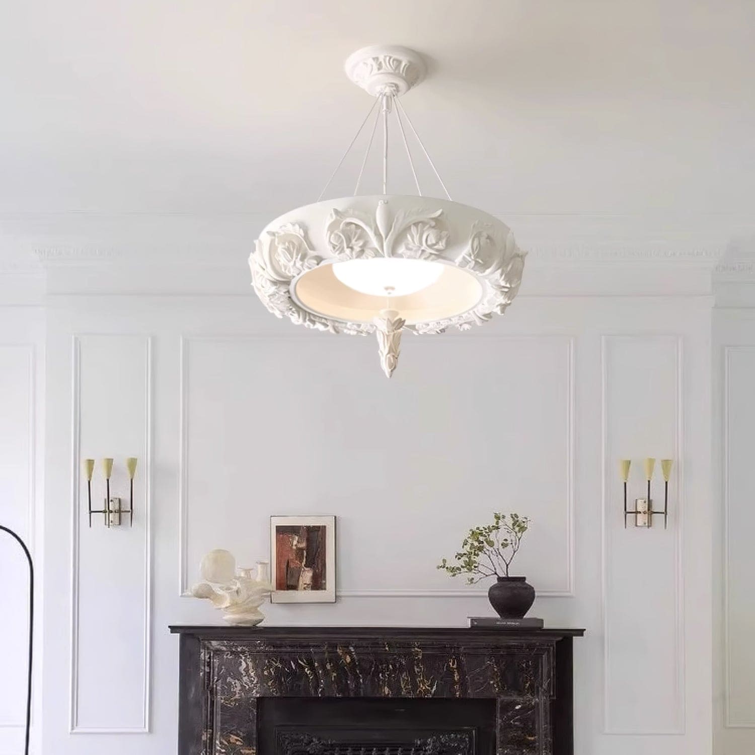 Artistic Carved Chandelier | Rossolighting