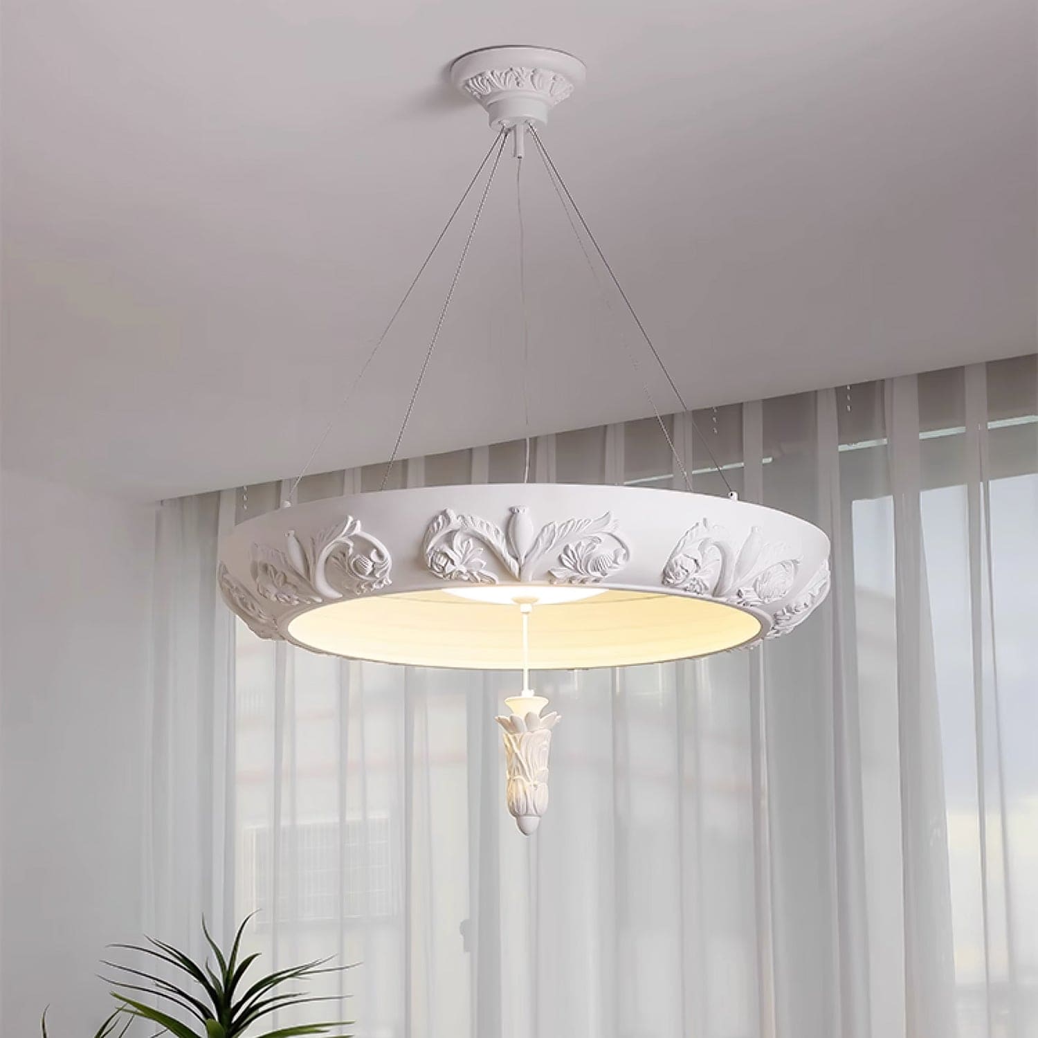 Artistic Carved Chandelier | Rossolighting