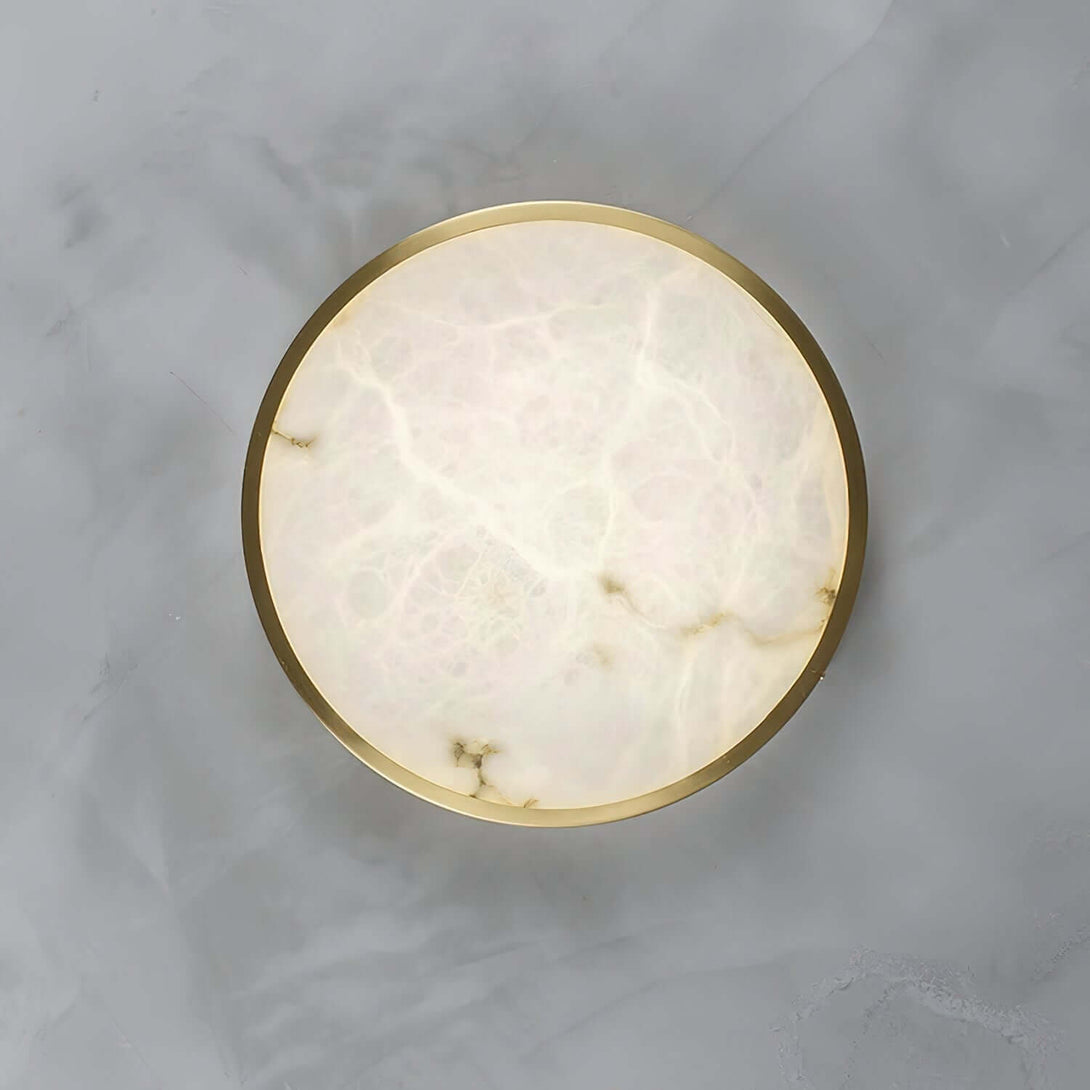 Camiro Ceiling Light – Alabaster Flush MountBedroom ceiling lamp