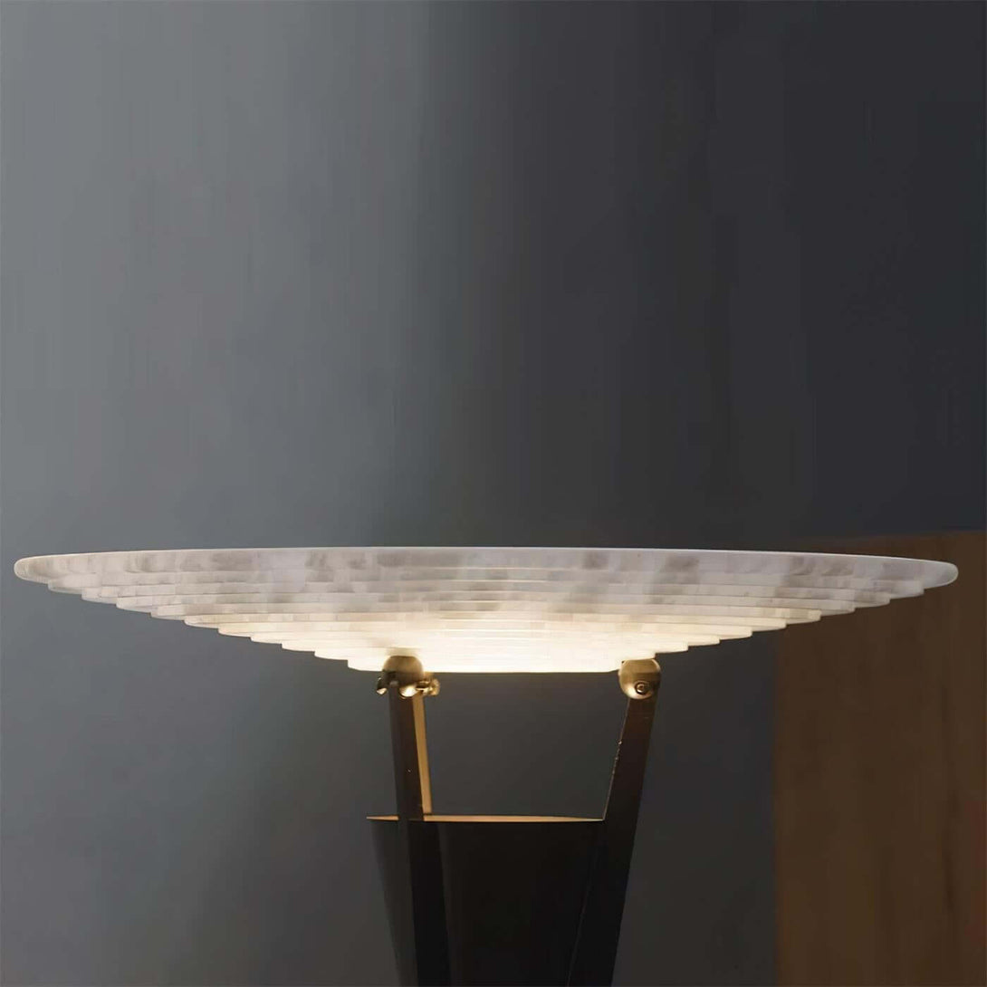 Fynlo Table Lamp – Alabaster Table Lamp Art Deco Style