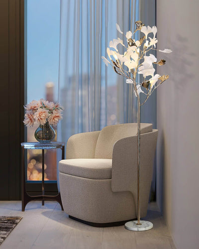 Gingko Leaf Floor Lamp | Rossolighting