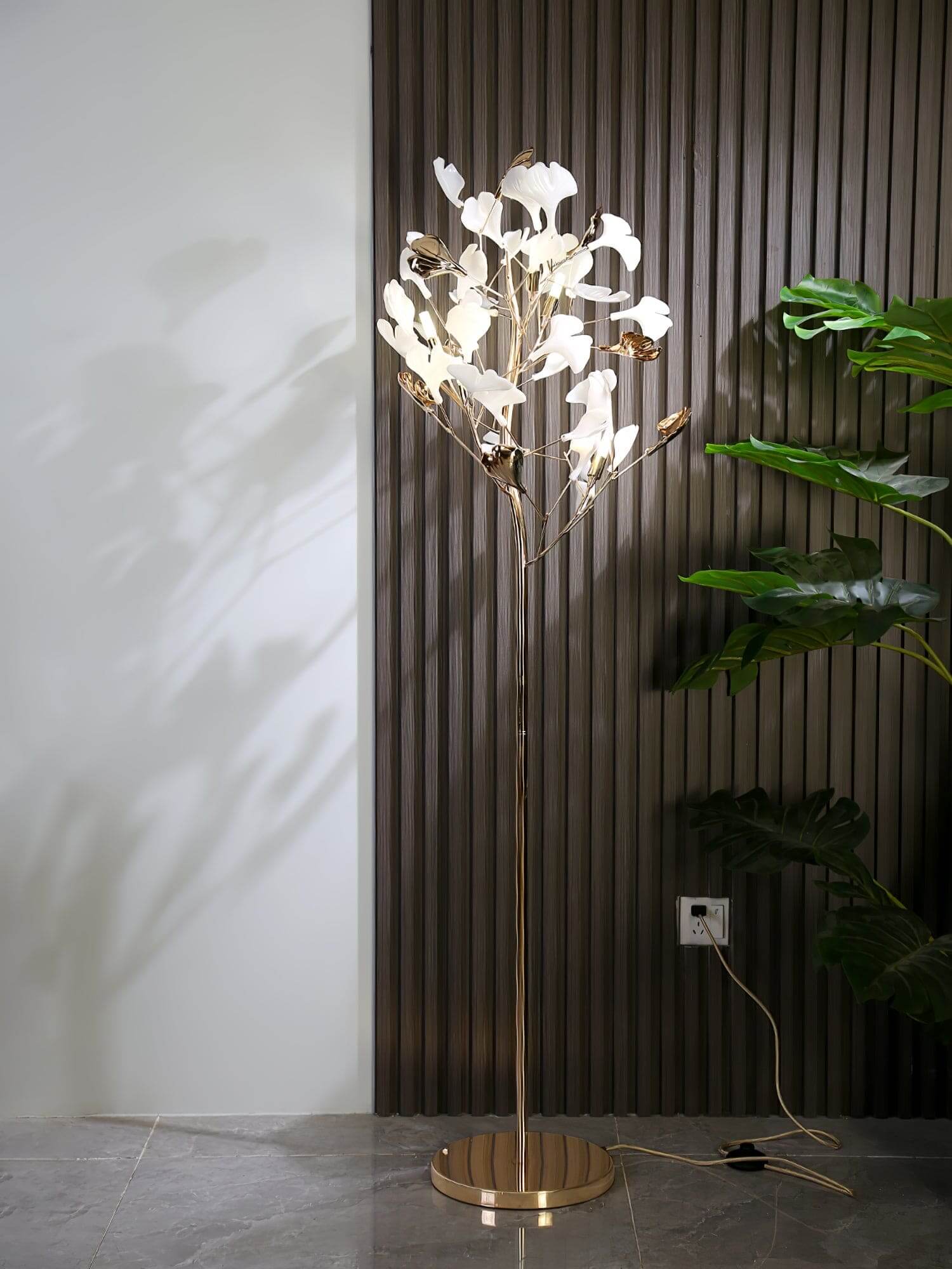 Gingko Leaf Floor Lamp | Rossolighting