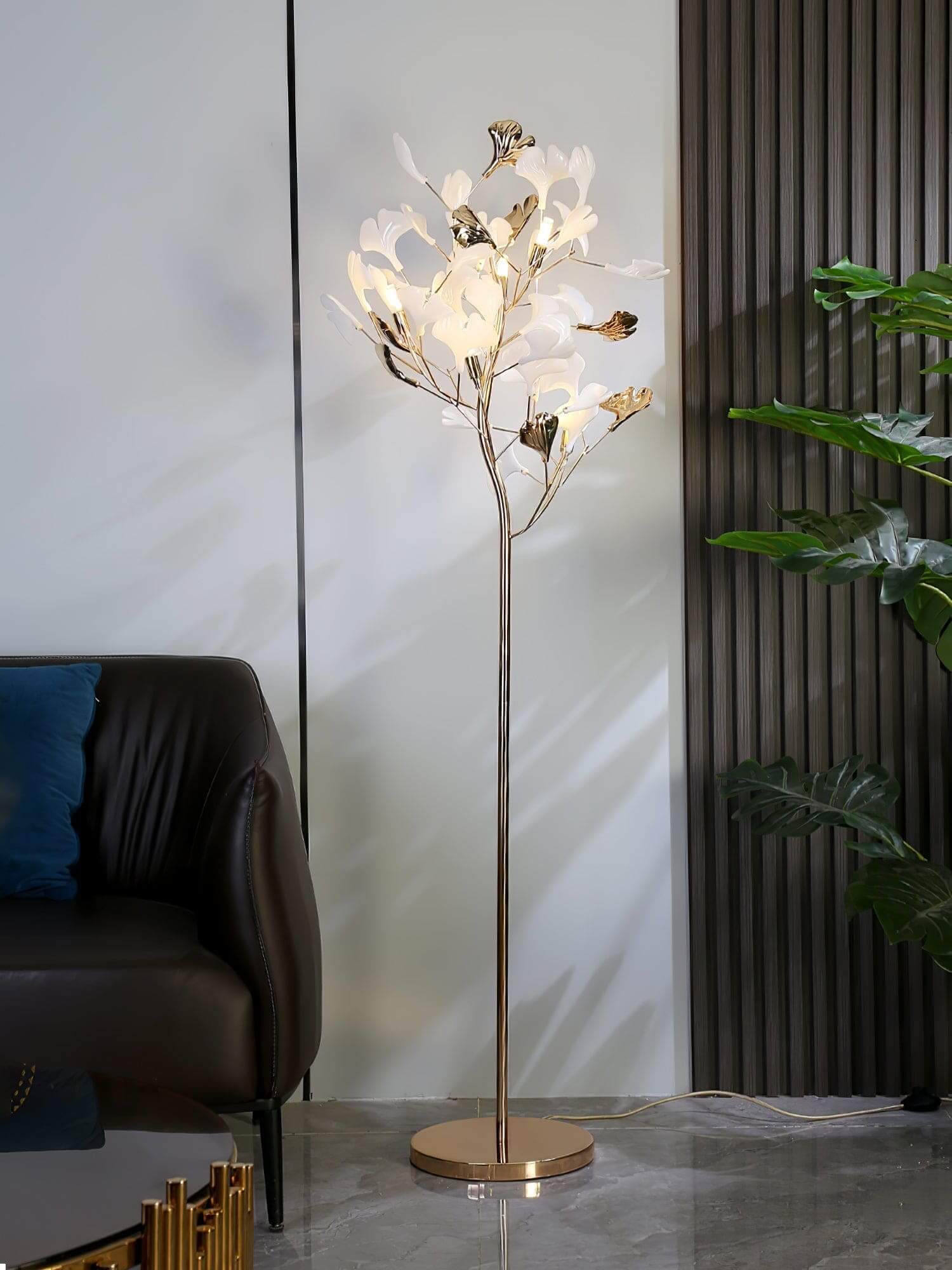 Gingko Leaf Floor Lamp | Rossolighting
