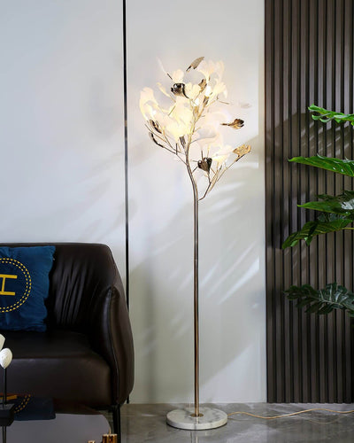Gingko Leaf Floor Lamp | Rossolighting