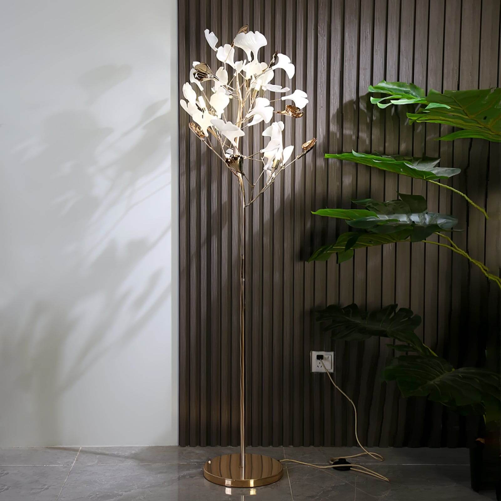 Gingko Leaf Floor Lamp | Rossolighting