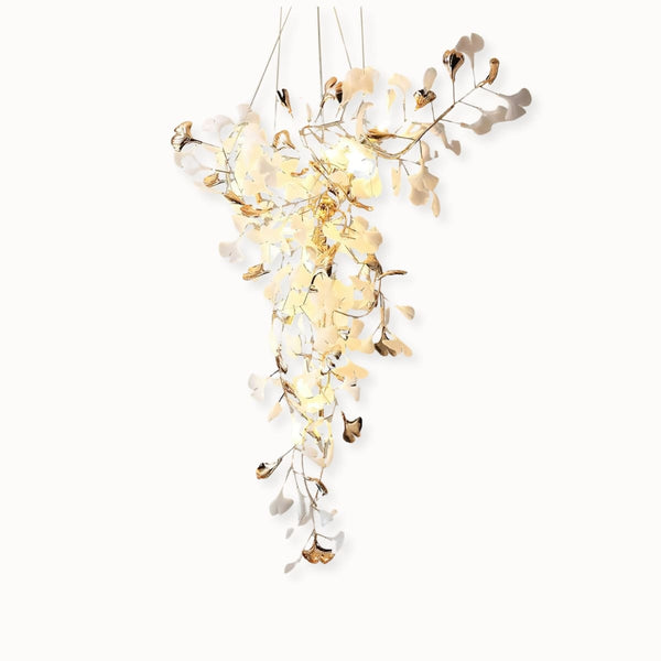 Ginkgo Tip Tying Chandelier