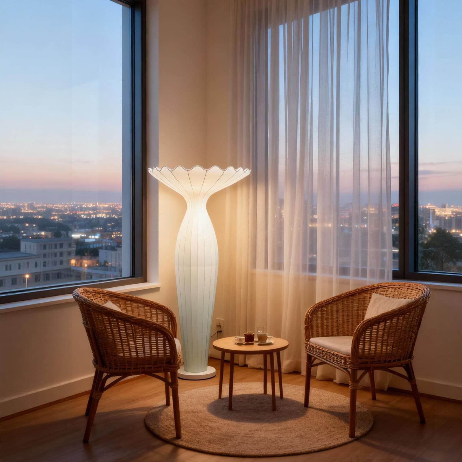 Junero Floor Lamp modern floor lamp for dining and living | Rossolighting