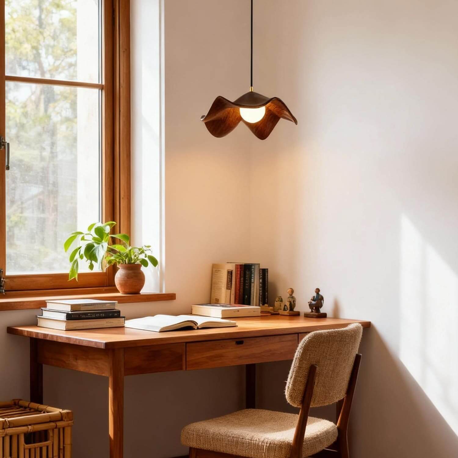 Kelvra Pendant Lamp – Lotus-Inspired Dining Room Pendant Lamp | Rossolighting