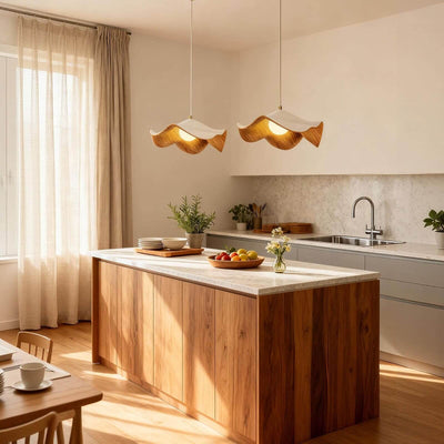 Kelvra Pendant Lamp – Lotus-Inspired Dining Room Pendant Lamp | Rossolighting